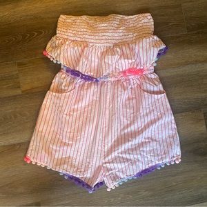 Ombré Pom Pom Romper